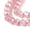 Electroplate Crackle Imitation Jade Glass Beads Strands LS-EGLA-Q131-02A-06-3