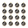 Golden Plated Alloy Charms X-ENAM-S118-02J-2