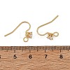 SHEGRACE Brass Pave Cubic Zirconia Earring Findings XGRQ4S738-740G-3