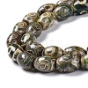 Tibetan Style dZi Beads Strands TDZI-E005-01E-3