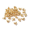 Rack Plating Brass Ear Nuts X-KK-C236-01B-1