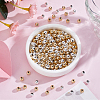 200Pcs 2 Colors Brass Spacer Beads KK-BBC0023-58D-4