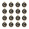 Golden Plated Alloy Charms LS-ENAM-S118-02C-2
