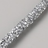 Glass Rhinestone Rubber Cord DIY-TAC0026-07B-1