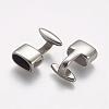 Non-Tarnish 304 Stainless Steel Hook Clasps STAS-A032-179P-1