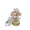 Natural Red Jasper Chips Tree Night Light Lamp Decorations PW-WG63079-06-2