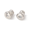 Rack Plating Brass Ear Nuts X-KK-G433-03P-1