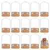 BENECREAT 30Pcs Glass Dome Cloche Cover AJEW-BC0002-14B-1