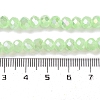 Baking Electroplate Glass Beads Strands DGLA-A039-J10mm-B10-4