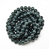 Baking Paint Crackle Glass Beads Strands X-DGLA-Q023-6mm-YS35-3