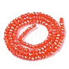 Electroplate Glass Beads Strands EGLA-A044-P1mm-B03-3