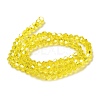Transparent Electroplate Glass Beads Strands EGLA-A039-T2mm-B21-2