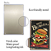 Vintage Metal Tin Sign AJEW-WH0157-035-3