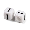 Opaque Acrylic Beads OACR-S076-01I-2