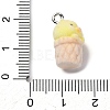 Flocky Resin Pendants FIND-S001-14J-3