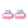 Opaque Resin Cabochons LS-CRES-P023-01E-1