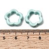 Flower Hollow Glazed Porcelain Bead Frame PORC-A034-09A-3