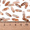 Picasso Transparent Glass Seed Beads SEED-N012-11D-4