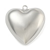 Heart Brass Pendants KK-N254-98P-1