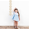 Hexagon Wood Measuring Growth Chart Rulers TOOL-WH0136-124B-5