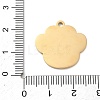 304 Stainless Steel Pendants SA-CBAE115-15B-G-3