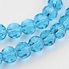 Transparent Glass Bead Strands X-GLAA-G013-8mm-49-3