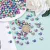 Spray Painted Acrylic Beads ACRP-AR0001-03-3