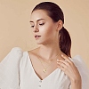 1Pc Initial Letter Brass Pendant Necklaces NJEW-YW0001-24S-5