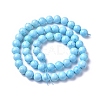 Assembled Synthetic Hemimorphite and Larimar Beads Strands G-D0006-C01-8mm-2