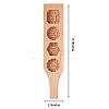 Flower & Flat Round & Square Wooden Press Mooncake Molds BAKE-SZ0001-04-6