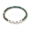 Love Mama Beads Stacking Stretch Bracelets Set for Mother's Day BJEW-JB07159-3