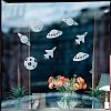 Waterproof PVC Colored Laser Stained Window Film Adhesive Stickers DIY-WH0256-041-6