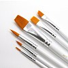 Wooden Paint Brushes Pens Sets AJEW-L072-20-3