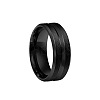 Grooved 201 Stainless Steel Finger Rings for Men WG2ADDA-27-2