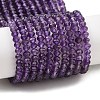 Natural Amethyst Beads Strands G-K376-B09-02-1