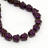 Electroplate Non-magnetic Synthetic Hematite Beads Strands G-J181-M-2
