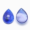 Watermelon Stone Glass Cabochons G-E491-B-15-2