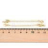 Brass Curb Chain Extender KK-L265-02G-3