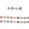 304 Stainless Steel Flower Link Chains CHS-C004-03P-2