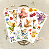 3 Sheets 3 Styles Flower PVC Waterproof Decorative Stickers DIY-WH0404-032-2