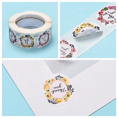 1 Inch Thank You Stickers X-DIY-L028-A13-1
