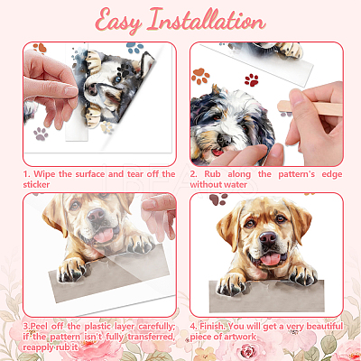 3 Sheets 3 Styles PVC Waterproof Decorative Stickers DIY-WH0404-092-1