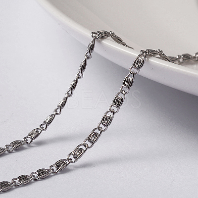 Tarnish Resistant 304 Stainless Steel Lumachina Chains CHS-H007-28P-1