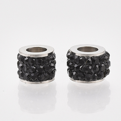 201 Stainless Steel Beads STAS-T050-007-1
