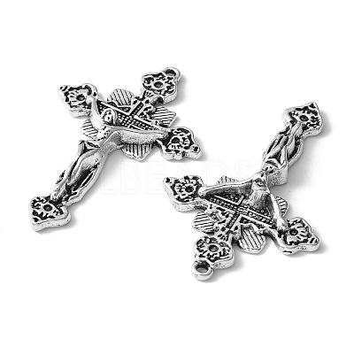 Tibetan Style Alloy Pendants X-TIBEP-3035-AS-RS-1