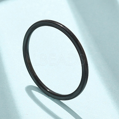 304 Stainless Steel Plain Band Rings STAS-I160-F03-EB-1