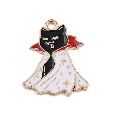 Halloween Alloy Enamel Pendants FIND-I052-01KCG-03-1