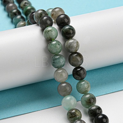 Synthetic Emerald Beads Strands G-A219-A02-02-1-1