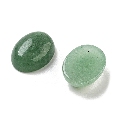 Natural Green Aventurine Cabochons G-G145-01B-39-1