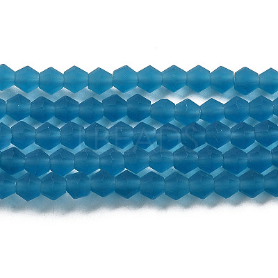 Imitate Austrian Crystal Frosted Glass Beads Strands LS-EGLA-A039-T2mm-MD01-1